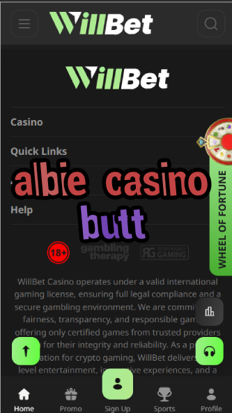 Albie Casino Butt - Casino Entertainment News-casinoorder.vip